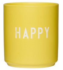 Design Letters Cup - Favorite Cup - Happy - Yellow
