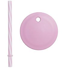 Design Letters Lid/Straws - Purple