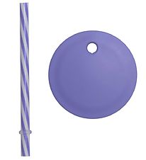 Design Letters Lid/Straws - Blue