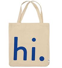 Design Letters Shopper - Hallo - Blau/Natural