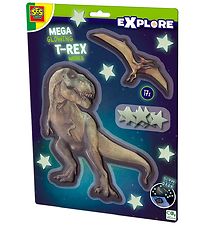 SES Creative - Ontdek - Lichtgevend T-Rex en Pterosaurir