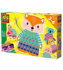 SES Creative Kreatives Spielset - Webband m. XL Tiere