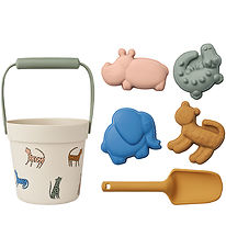 Liewood Beach Set - 6-Pack - Dante - Leopard Multi Mix