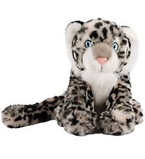 Living Nature Soft Toy - 20x17 cm - Snow Leopard - White/Black