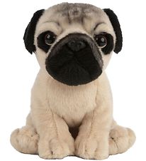 Living Nature Soft Toy - 16x7 cm - Pug Puppy - Beige