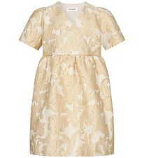 Sofie Schnoor Girls Dress - Cream w. Gold