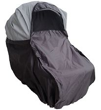 BabyDan Pram Rain Cover To Pram - 100 cm - Black w. Reflex