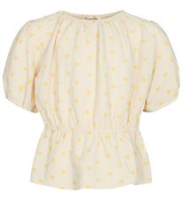 Petit Town Sofie Schnoor Blouse - Antique White w. Hearts