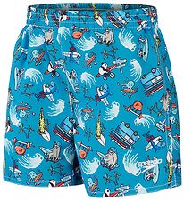 Speedo Swim Trunks - Boys 11" Watershort - Blue