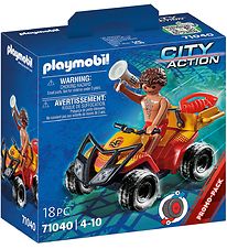 - VTT sauveteur Playmobil City Action - 71040 - 18 Parties