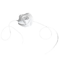 Bows By Str - Satin Rose - White