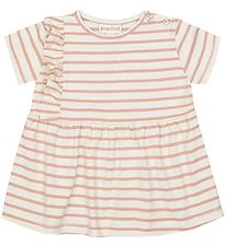 Popirol Klnning - Poanneli Baby Klnning - Striped Vanilla