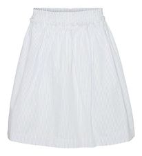 Vero Moda Girl Skirt - VmCora - Skyway/Snow White w. Stripes