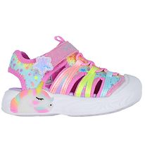 Skechers Sandals w. Lights - Unicorn Dreams Explorer - Pink/Mult