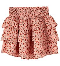 Name It Skirt - NkfHanah - Rose Tan w. Flowers