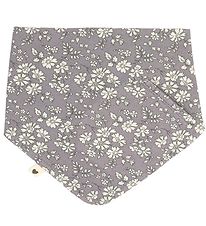 Bibs X Liberty Teething Bib - Bandana - Flowers - Fossil Grey