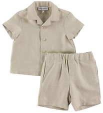 Emporio Armani Set - Chemise/Shorts - Beige