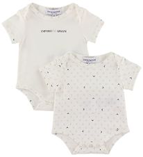 Emporio Armani Bodysuits s/s - 2-Pack - Aquilebianche