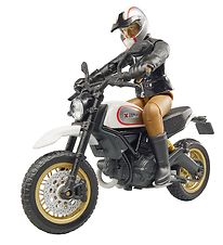 Bruder Figure w. Scrambler Ducati Desert Sled - bworld - 63051