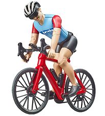 Bruder Figure w. Bicycle - bworld - Cyclist - Male - 63110