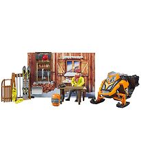 Bruder Play Set - bworld - Mountain cabin w. Snowmobile - 63102