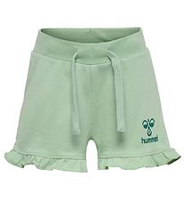 Hummel Shortsit - hmlTalya Ruffle - Siltti Green