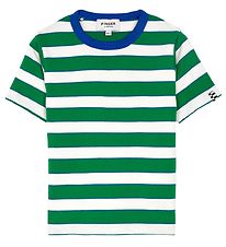 Finger In The Nose T-shirt - Sailor - Green Stripes