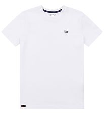Lee T-Shirt - Abzeichen - Bright White