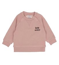 Livly Sweatshirt - Syskon - Dusty Mauve m. Lillasyster