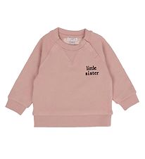 Livly Sweatshirt - Syskon - Dusty Mauve m. Lillasyster