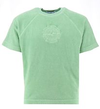 Stone Island T-shirt - Terrycloth - Light Green