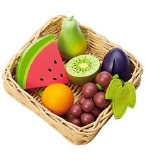 Tender Leaf Wooden Toy - Basket with Fruit