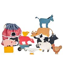 Tender Leaf Wooden Toy - Stock animals - 13 Parts - The Farm