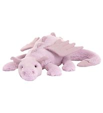 Jellycat Soft Toy - Huge - 66 cm. - Lavender Dragon