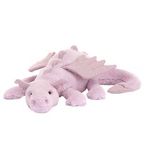 Jellycat Bangsi - Stórt - 66 cm. - Lavender Dreki