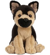 Living Nature Soft Toy - 17x7 cm - German Shepherd Puppy - Black