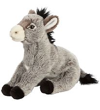 Living Nature Soft Toy - 24x22 cm - Donkey - Grey