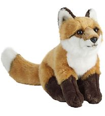 Living Nature Soft Toy - 21x36 cm - Fox - Orange