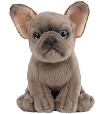 Living Nature Soft Toy - 18x8 cm - French Bulldog Puppy - Grey