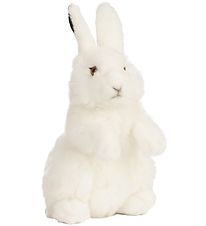 Living Nature Soft Toy - 27x16 cm - Arctic Hare - White