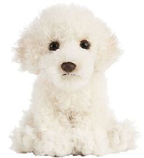 Living Nature Soft Toy - 15x11 cm - Labradoodle - White