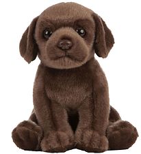 Living Nature Soft Toy - 16x8 cm - Labrador puppy - Brown