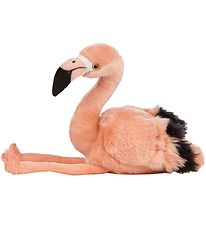 Living Nature Soft Toy - 32x24 cm - Flamingo - Peach