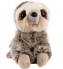 Living Nature Soft Toy - 18x9 cm - Sloth - Beige/Brown