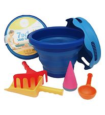Compact Toys Beach Set - 7 Parts - Blue