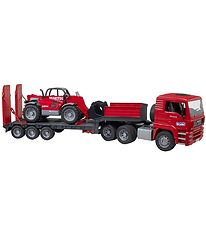 Bruder Lastbil - MAN TGA m. Manitou teleskoplastare - 02774