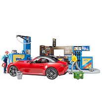 Bruder Play Set - bworld - Petrol Station w. Car wash - 62111