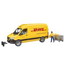 Bruder Car - Mercedes Benz DHL Van w. Figure - 02671