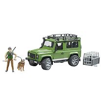 Bruder Bil - Land Rover Defender m. Ranger och Hund - 02587