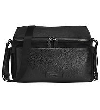 Storksak Sac de Rangement pour Poussette - Cuir - Alyssa - Black